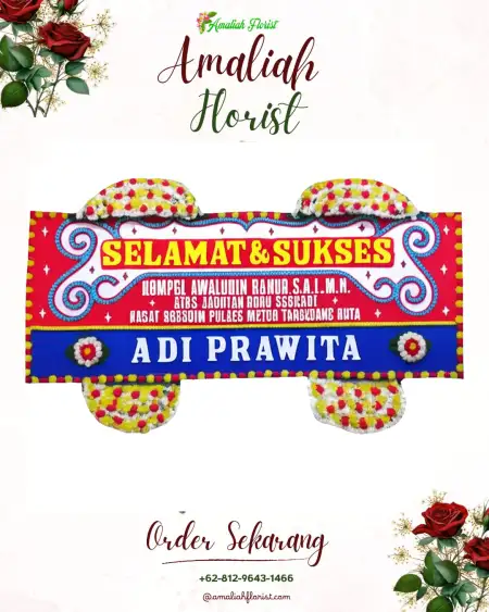 Papan Bunga Ucapan Selamat Sambikarto